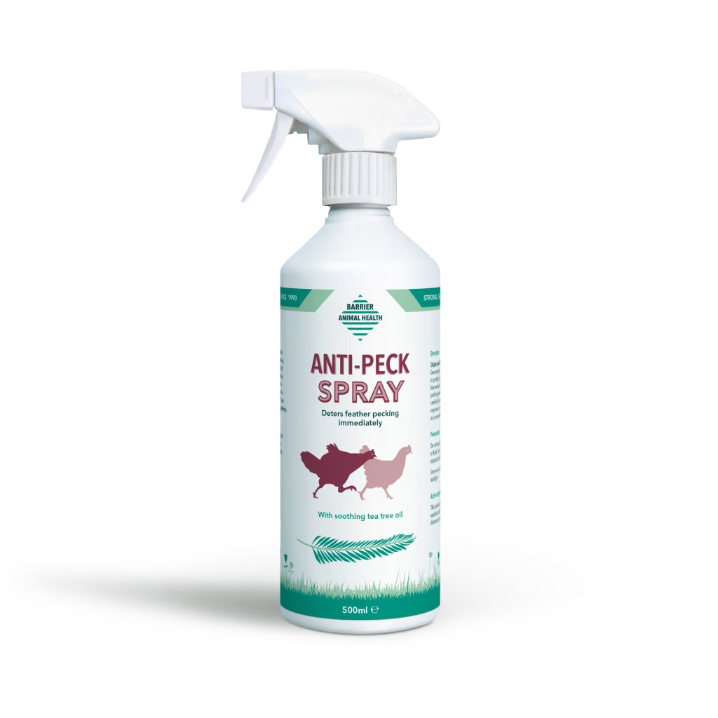Barrier Anti-Pecking Spray 500 ml – mot fjærhakking hos høns